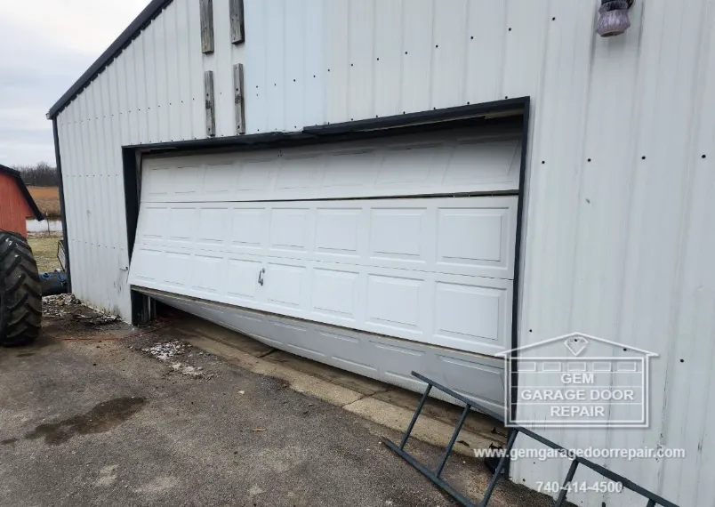 New Insulated, Steel backed door installed.