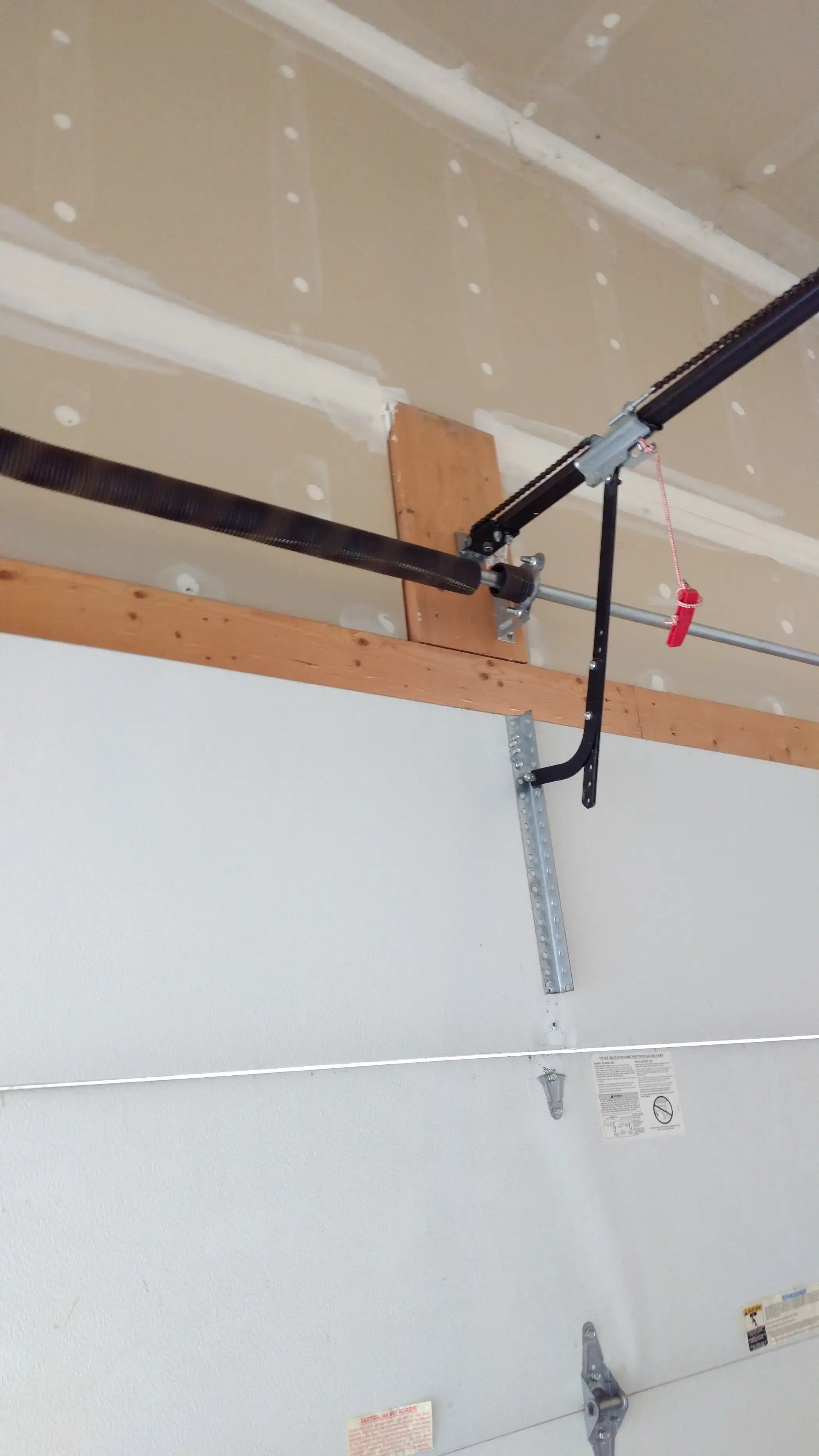 Another broken garage door spring