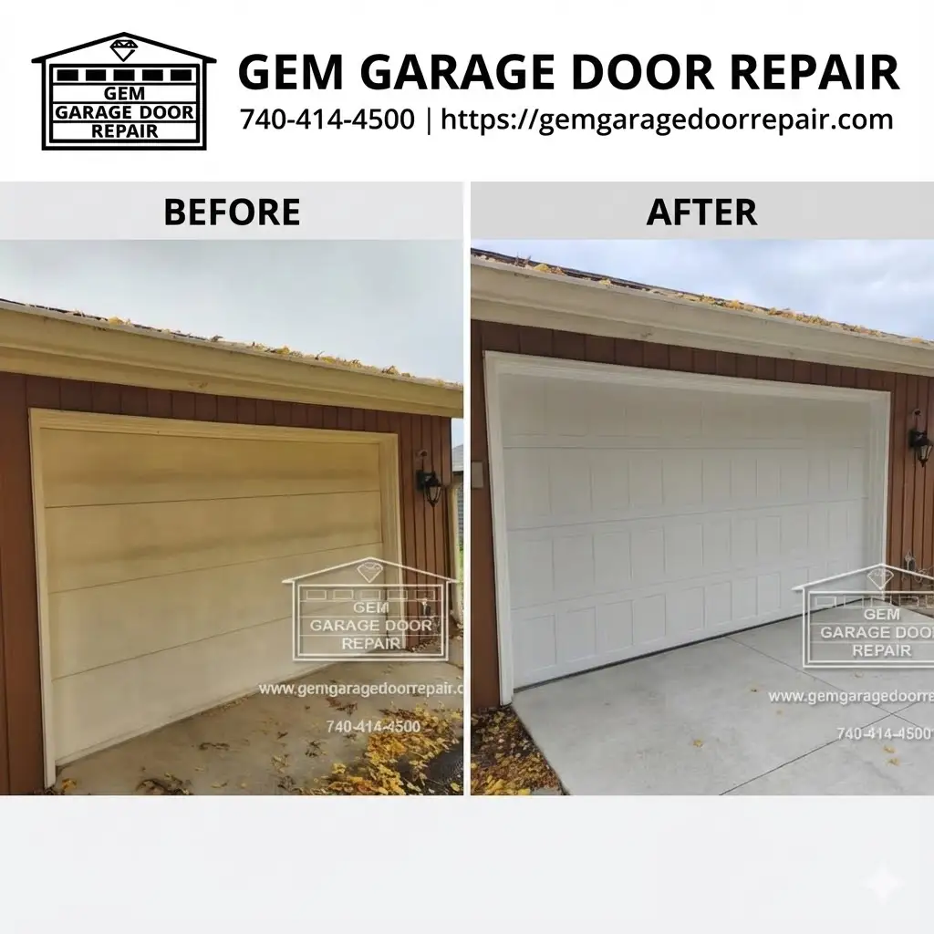 Wood door to insulated shaker style door.