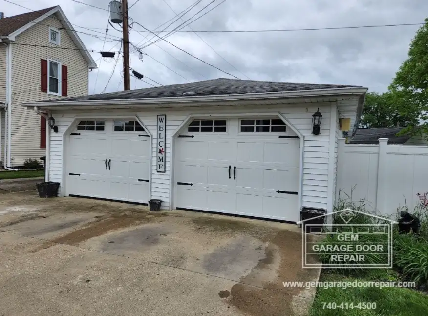 Adorable Carriage Doors with 6-Pane Glass (Photo 2)