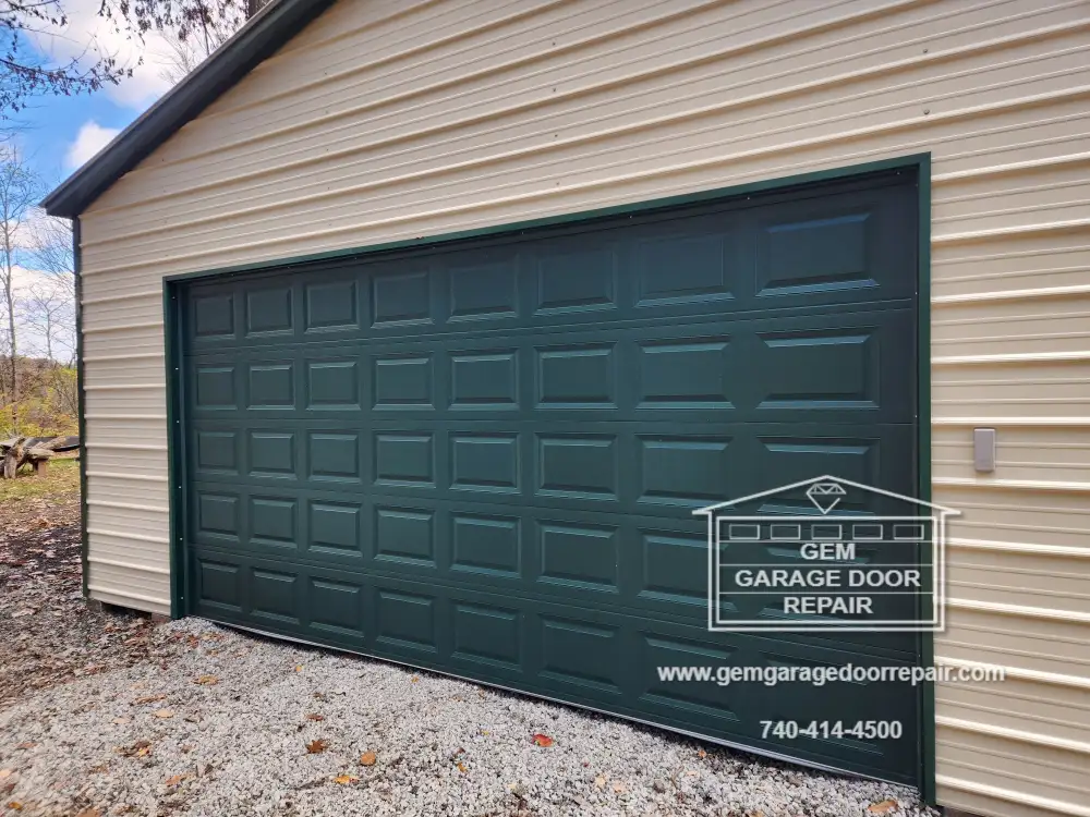 Color-Matched 16x8 Door for Metal Building (Photo 1)