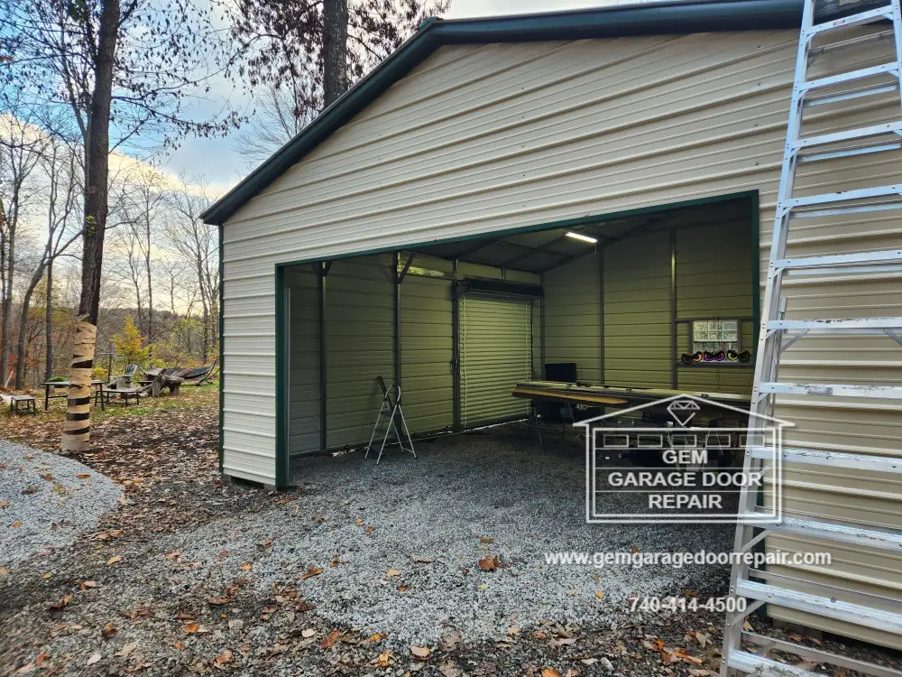 Color-Matched 16x8 Door for Metal Building (Photo 2)