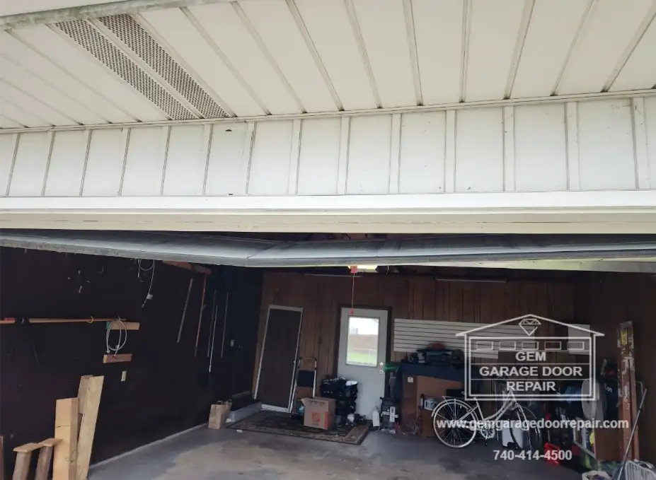 Cracking Door Replaced with Quiet Belt Opener (Photo 1)