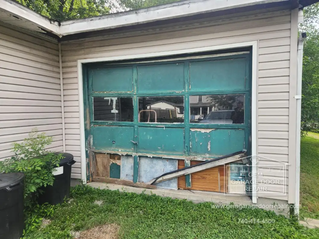 This old door is in serious need of replacement!