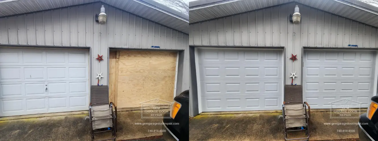 Garage Door Accident Replacement in Chillicothe, OH