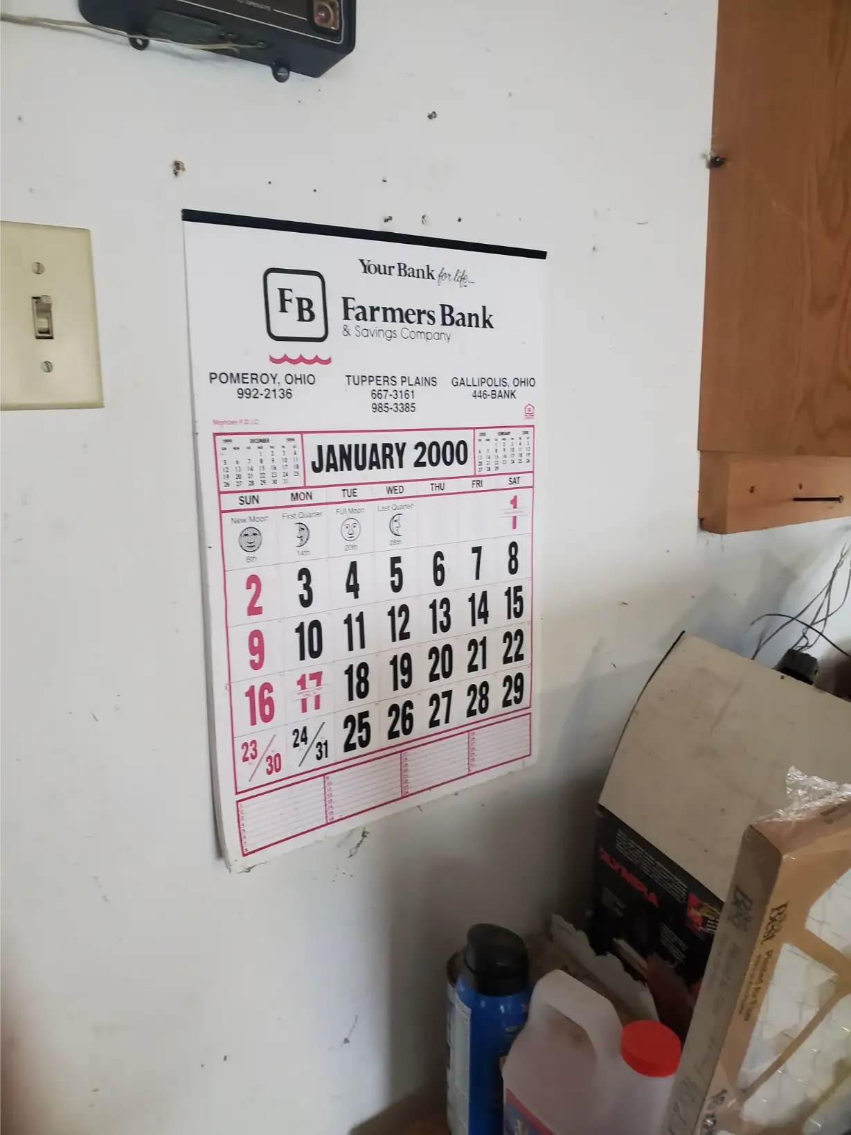 Vintage Calendar Coincidence