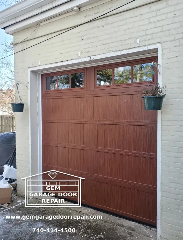 Wood Grain Door with Glass Upgrade (Photo 3)